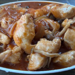なおの作ってみた!投稿(ワンパン10分！【鶏むね肉のデミグラスチキン】デミ缶不要♩)