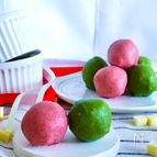 材料4つ！いちごと抹茶のチョコレートクッキーボール作り方！