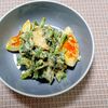 ゆきちんの作ってみた!投稿(栄養満点‼︎簡単副菜『半熟卵と蕪の葉のマヨ醤油和え』)