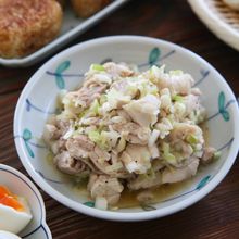 レンジで絶品★蒸し鶏のねぎまみれ
