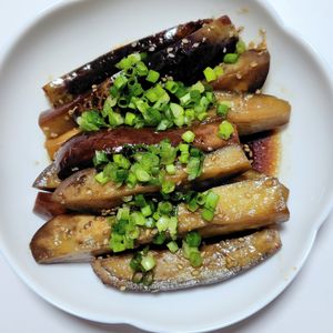 ふうかの作ってみた!投稿(レンジで完成‼︎『茄子の旨だれ浸し』激うま１分副菜♡)