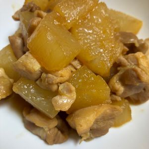 tomo🤗の作ってみた!投稿(味がしみしみ♪『鶏大根の甘辛照り煮』【作り置き＊お弁当】)