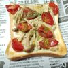 M＊Pの作ってみた!投稿(塩きのことトマトのトースト)