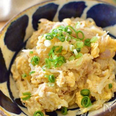 [シャキシャキ大根とツナの卵とじ]優しい旨味でヘルシー♪
