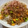 楽ラク手抜キッチン🐶🐾の作ってみた!投稿(鶏ひき肉と卵とレンコンの甘辛丼)