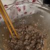 【具材はレンジで♡】まきす要らず!甘辛そぼろの恵方巻きの工程3