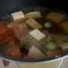 すっぱ辛くてクセになる♡トマトと豆腐の酸辣湯の工程1