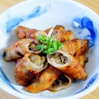 焼き茄子の豚バラ肉巻き