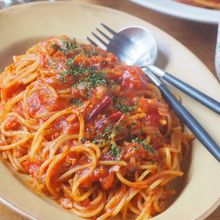 トマト缶で簡単♪暗殺者のパスタ