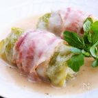 白味噌仕立てのロールキャベツ