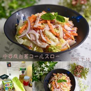 クラ蔵の作ってみた!投稿(袋であえるだけ♩中華風白菜コールスロー)
