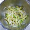 市販の焼豚で「焼豚ともやしのナムル風」の工程3