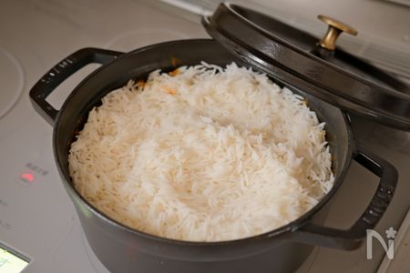 おねこさんの初心者向けビリヤニ作り方工程4
