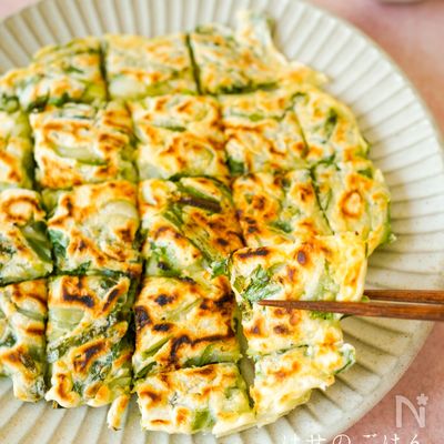 ニラを沢山食べれる『ニラと玉ねぎのチヂミ♪』