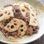 牛肉とれんこんの煮物