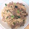 milkの作ってみた!投稿(ガツンと美味しい♪夏バテに効く！【牛肉のスタミナ焼きそば】)