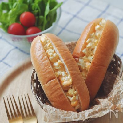 「おなかすいた！」に即対応！レンチンゆで卵で【たまごサンド】