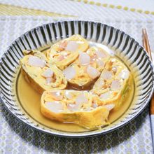 海老入り玉子焼きの和風あんかけ