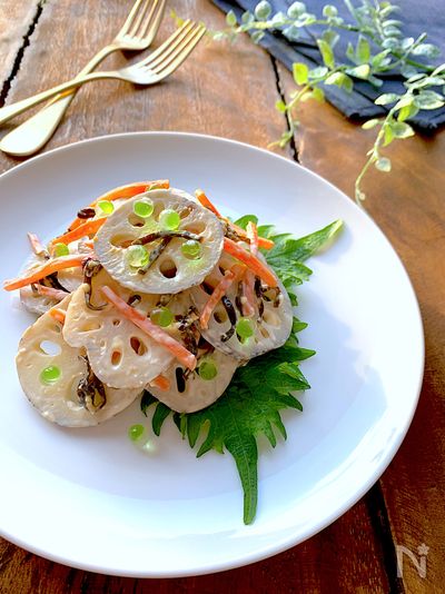 簡単おつまみ れんこんクリチ塩昆布和え わさびはお好みで By おねこ レシピサイト Nadia ナディア プロの料理家のおいしいレシピ