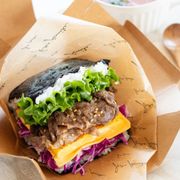 握らない！焼肉おにぎりサンド
