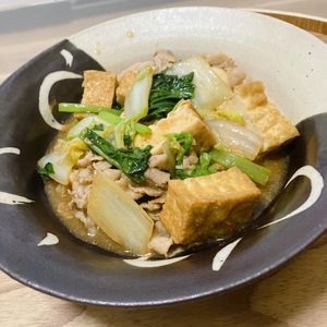 Natsukoの作ってみた!投稿(【天才的旨さ♪豚こまと白菜と厚揚げのあんかけ】どんぶりにも♡)