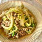 リピ続出【白菜と挽き肉のとろうま炒め】味付け2つで超簡単！