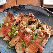 ダイエットにおすすめ！梅ダレで食べる豚バラの舞茸巻き
