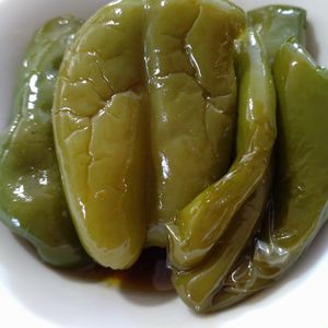 ゆみの作ってみた!投稿(まるごとピーマンの麺つゆ煮【作り置きに】)