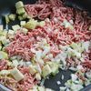 だしが決め手！なすと野沢菜の信州キーマカレーの工程2