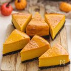 ハロウィンに！失敗なし♪混ぜるだけで簡単【かぼちゃのチーズケーキ】