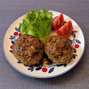 𝔂𝓾𝓶𝓲🍓の作ってみた!投稿(粒マスタードの照り焼きハンバーグ【冷凍・作り置き】)