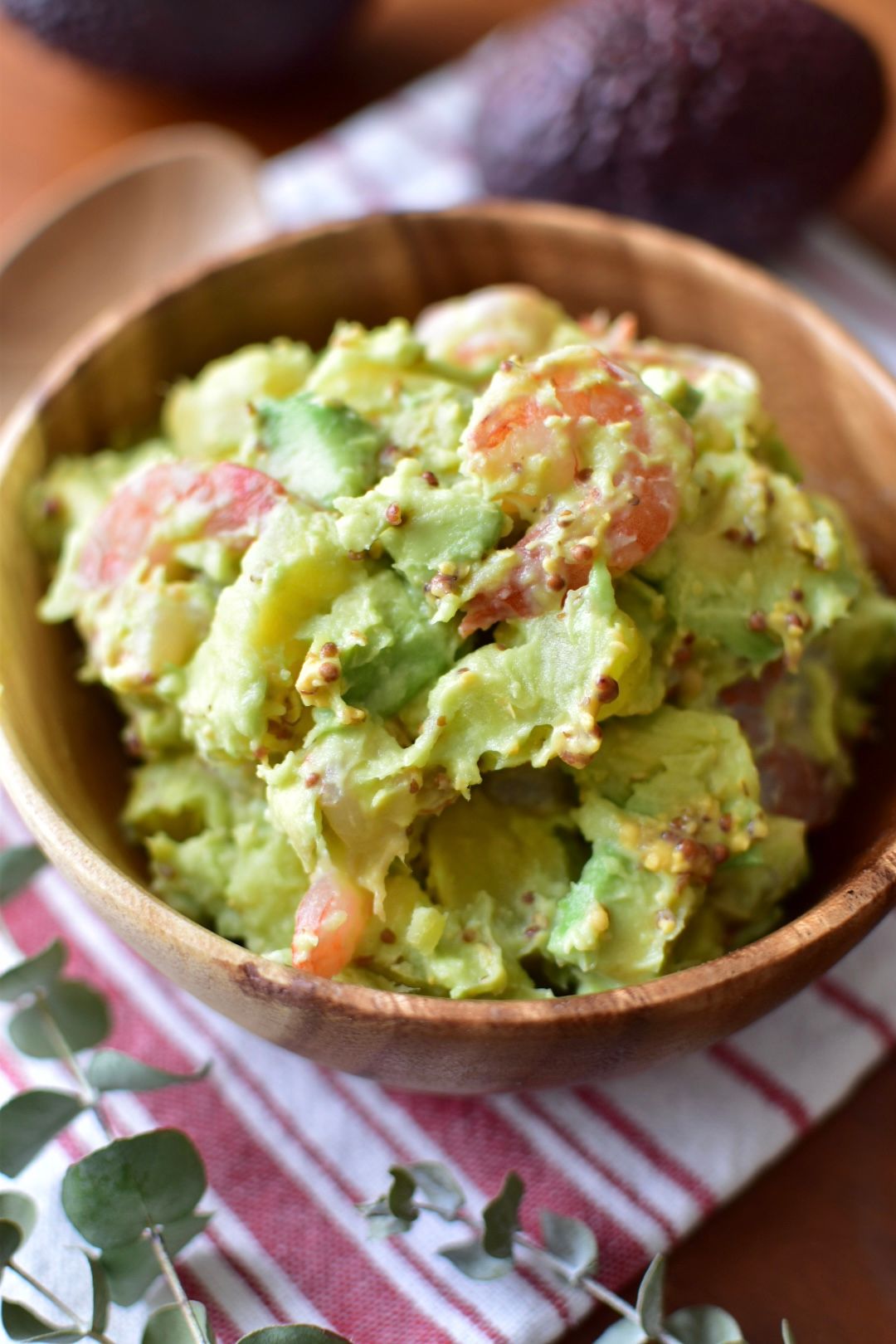 エビとアボカドの濃厚ポテサラ]味の決め手は粒マスタード♪ | レシピ