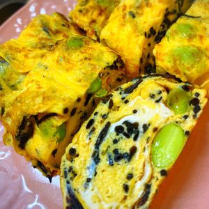 みおの作ってみた!投稿(【ひじきと枝豆の卵焼き】栄養満点◎お弁当にも♪)