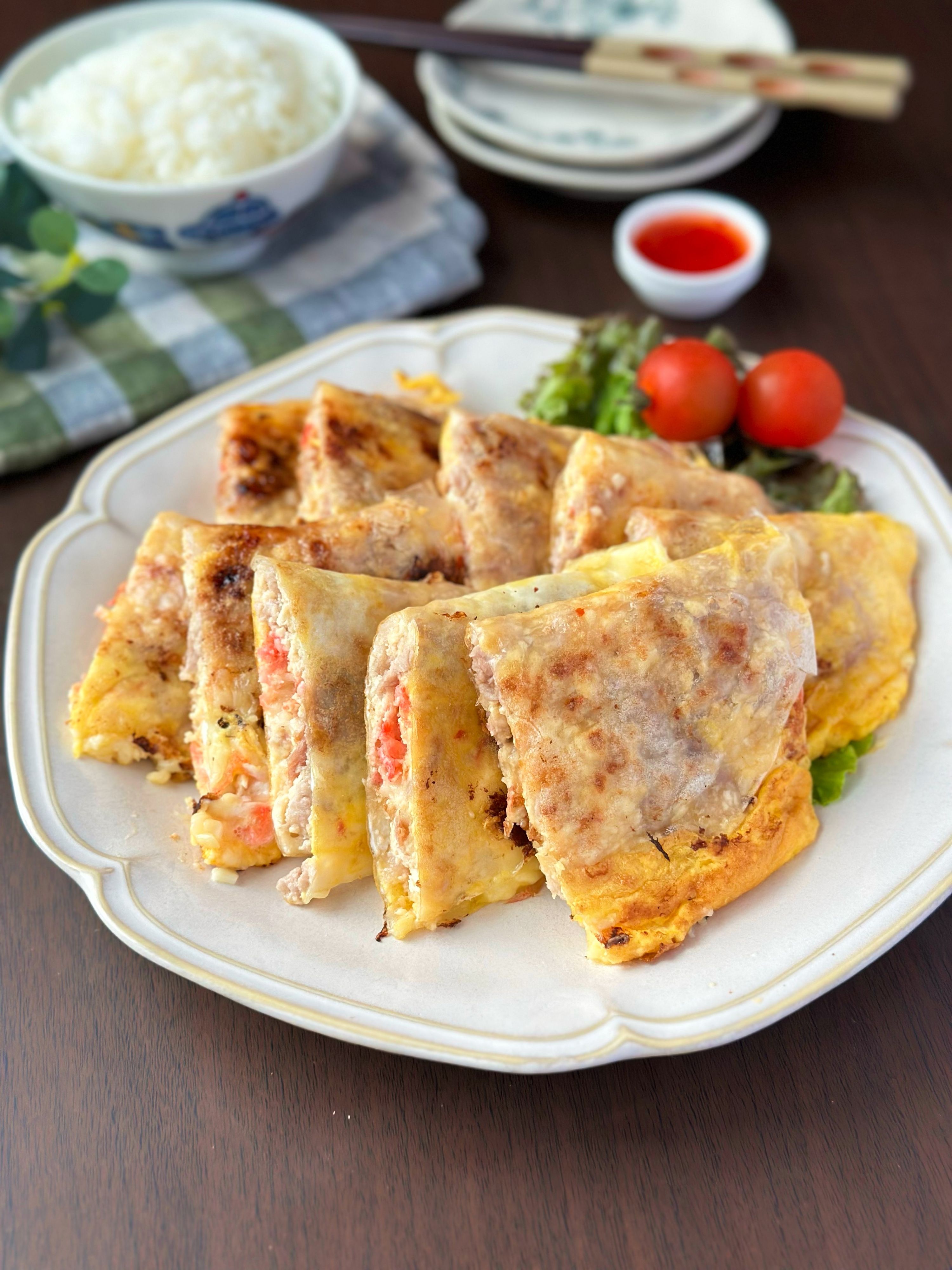 豚こまと豆腐のベトナム風バインチャンヌン】節約/カサマシ | レシピ