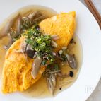 『きのこの和風あんかけオムレツ』＃簡単＃朝ごはん