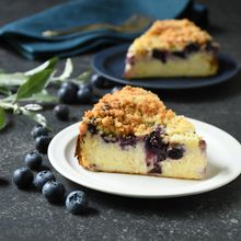 濃厚！しっとり！ブルーベリーのチーズケーキ