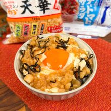 天かすサクサク！クリスピー煮込み目玉焼き
