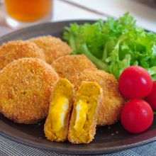 ホクホク！かぼちゃのチーズコロッケ