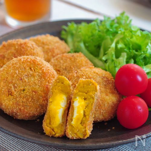 ホクホク！かぼちゃのチーズコロッケ