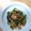 ゆいの作ってみた!投稿(トロ～リ甘酢あん♡鶏むね肉となすピーマンの甘酢炒め)