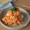 レンチンでほっこり甘い【にんたまサラダ】