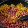 【包丁要らず！】野菜たっぷりキーマカレーの工程2