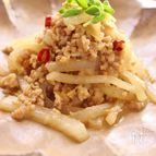 大根と鶏ひき肉のサッパリ炒め