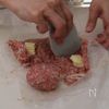 冷めてもやわらかジューシー♡もやしのチーズインハンバーグ弁当の工程2