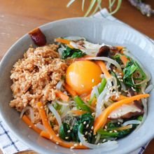 【ヘルシー&栄養満点】レンジで簡単ビビンバ