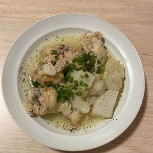 1267223の作ってみた!投稿(ほろっほろのホクッホク！手羽元と長芋のにんにく煮【滋養強壮】)