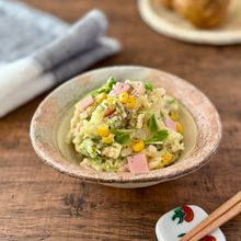 シャキシャキ豆苗の【和風ポテトサラダ】