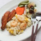 海老とコーンの炊き込みカレーピラフ