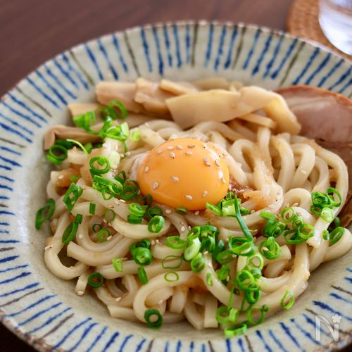 【この夏おすすめ!】油そば風な和風うどん