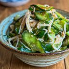 きゅうりとえのき《おかかごまポン♡サラダ》